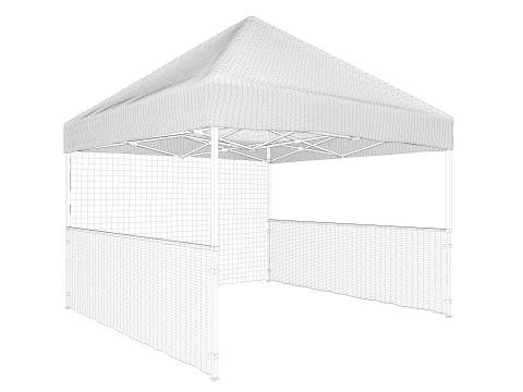 Event Tent 2 4x4 3D Model