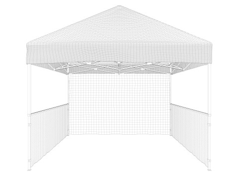 Event Tent 2 4x4 3D Model