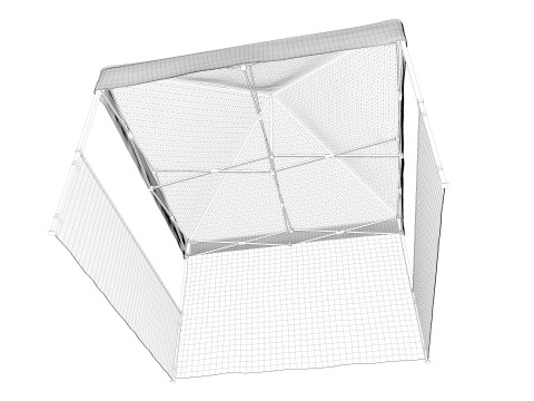 Event Tent 2 4x4 3D Model