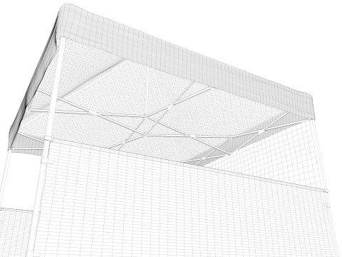 Event Tent 2 4x4 3D Model