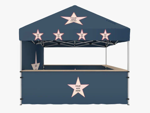 Event Tent 3 4x4 3D Model