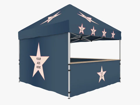 Event Tent 3 4x4 3D Model