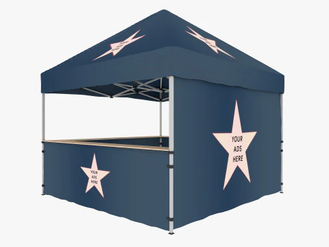 Event Tent 3 4x4 3D Model
