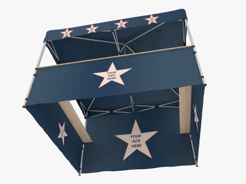 Event Tent 3 4x4 3D Model