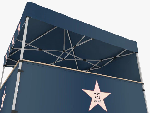 Event Tent 3 4x4 3D Model