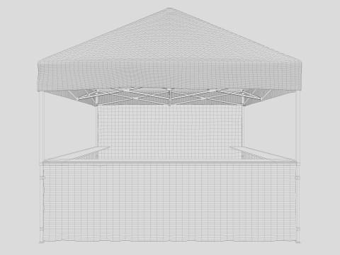 Event Tent 3 4x4 3Dモデル