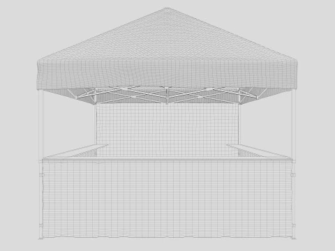 Event Tent 3 4x4 3D Model
