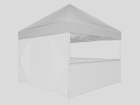 Event Tent 3 4x4 3Dモデル