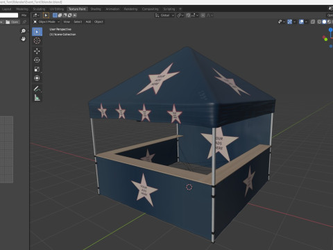 Event Tent 3 4x4 3Dモデル