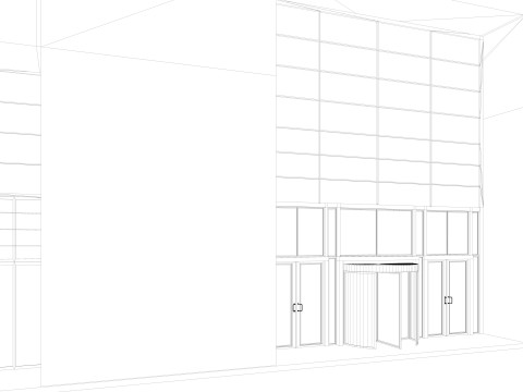 Exhibition Hall Warehouse 3 3D Модель