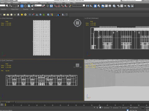 Exhibition Hall Warehouse 3 3D Model