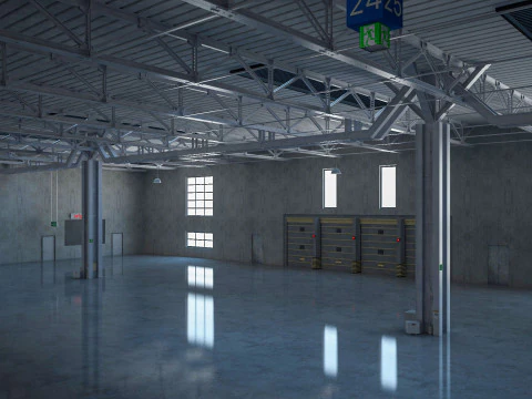 Sala de Exposi&ccedil;&otilde;es 5 Modelo 3D