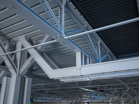 Sala de Exposi&ccedil;&otilde;es 5 Modelo 3D