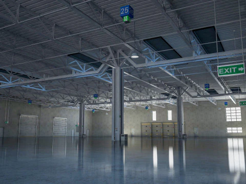 Sala de Exposi&ccedil;&otilde;es 5 Modelo 3D