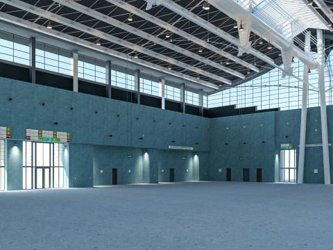 Exhibition Hall model 6 3D-Modell