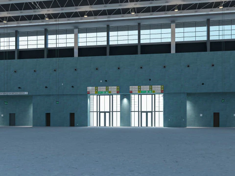 Exhibition Hall model 6 3D Model