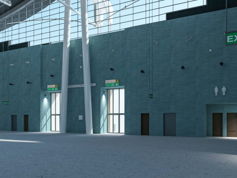 Exhibition Hall model 6 3D-Modell