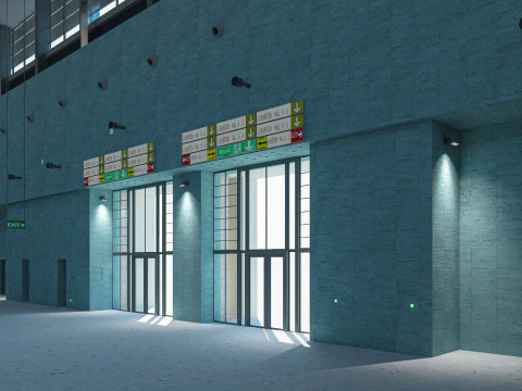 Exhibition Hall model 6 3D Model