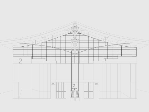 Exhibition Hall model 6 3D-Modell