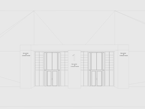 Exhibition Hall model 6 3D-Modell