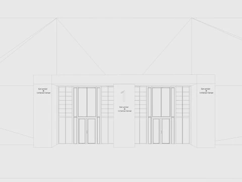 Exhibition Hall model 6 3D Model
