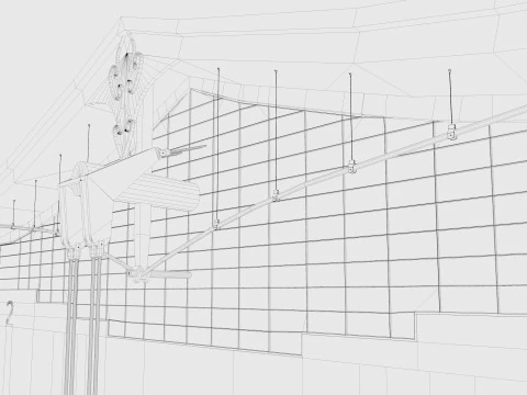 Exhibition Hall model 6 3D Model