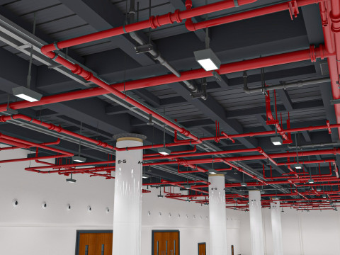 Exhibition Hall interior 7 3D Model