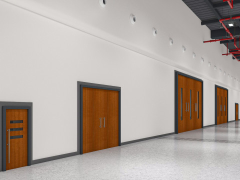 Exhibition Hall interior 7 3D Model