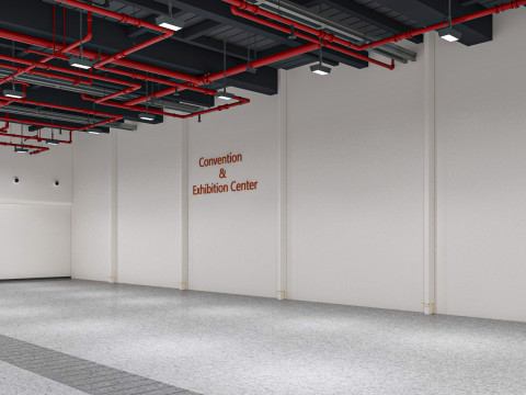 Exhibition Hall interior 7 3D Model