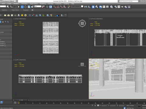 Exhibition Hall interior 7 3D Model