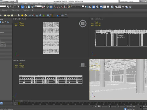Exhibition Hall interior 7 3D Model