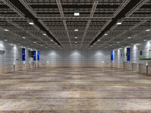 Exhibition Hall interior 8 Model 3D