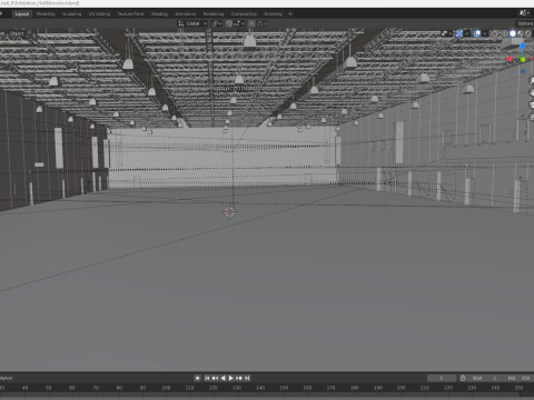 Exhibition Hall interior 8 Modello 3D