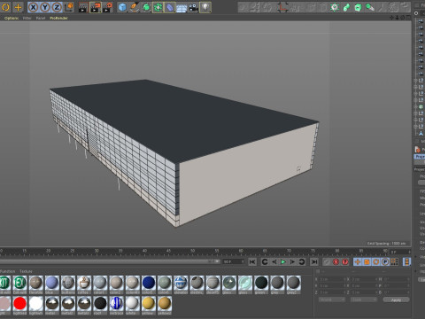 Exhibition Hall interior 8 Modello 3D