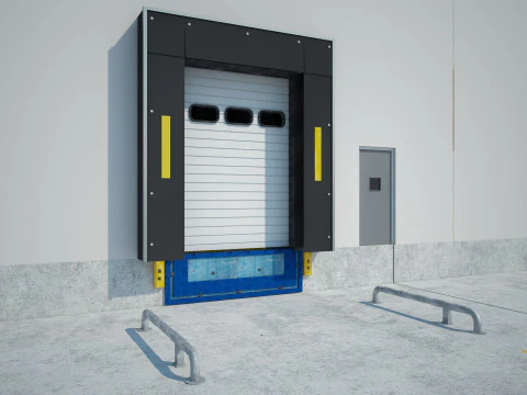 Expositiehal Magazijn 9 binnen en buiten 3D Model