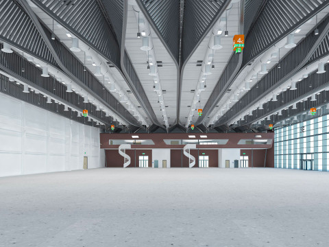 Exhibition Hall interior 11 3D Model