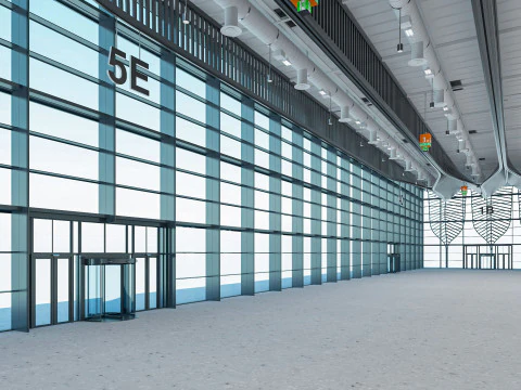 Exhibition Hall interior 11 3D Model