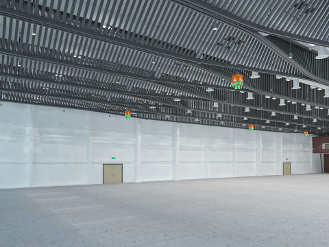 Exhibition Hall interior 11 3D Model