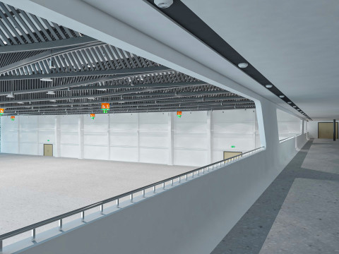 Exhibition Hall interior 11 3D Model