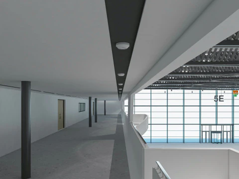 Exhibition Hall interior 11 3D Model