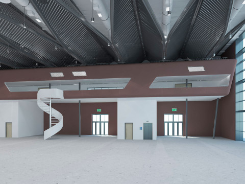 Exhibition Hall interior 11 3D Model