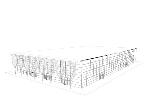 Exhibition Hall interior 11 3D Model
