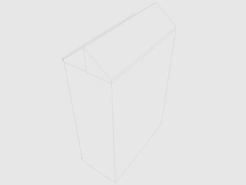 Cartoon Building 3 Low-poly 3D Model