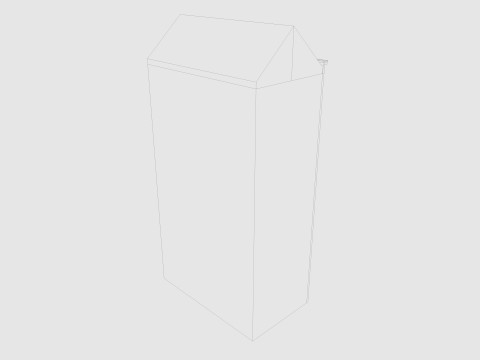 Cartoon Building 4 Low-poly 3D Model