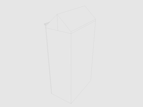 Cartoon Building 4 Low-poly 3D Model