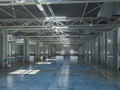 Exhibition Hall interior 12 3D Model