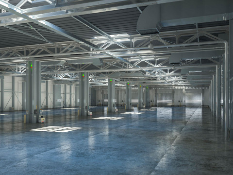 Exhibition Hall interior 12 3D Model