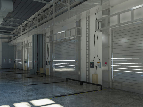 Exhibition Hall interior 12 3D Model