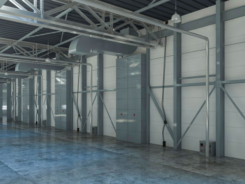 Exhibition Hall interior 12 3D Model