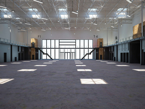 Exhibition Hall 14 interior 3D 모델